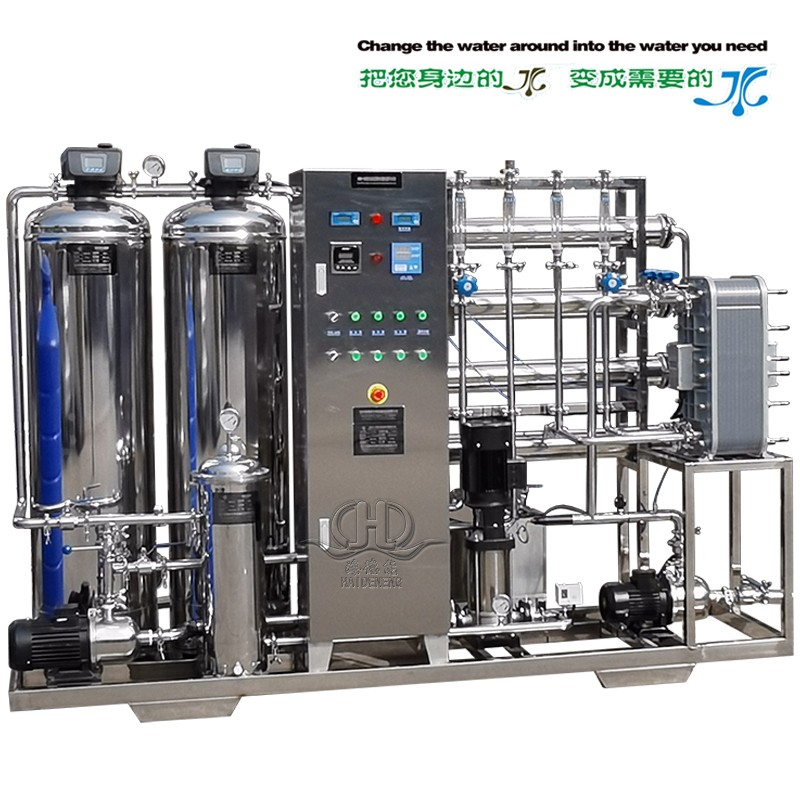 1 ton reverse osmosis and EDI ultrapure water equipment