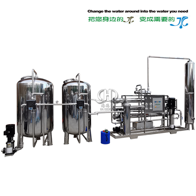 10 tons full automatic reverse osmosis pure water equipment with ozone mixing tower