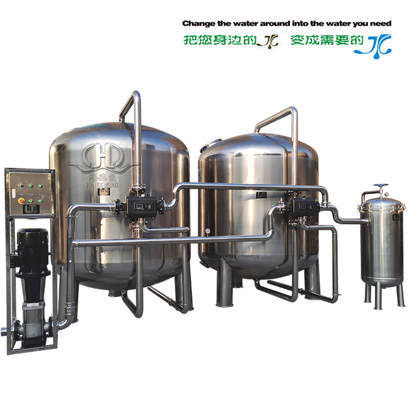 75 tons automatic softening water system